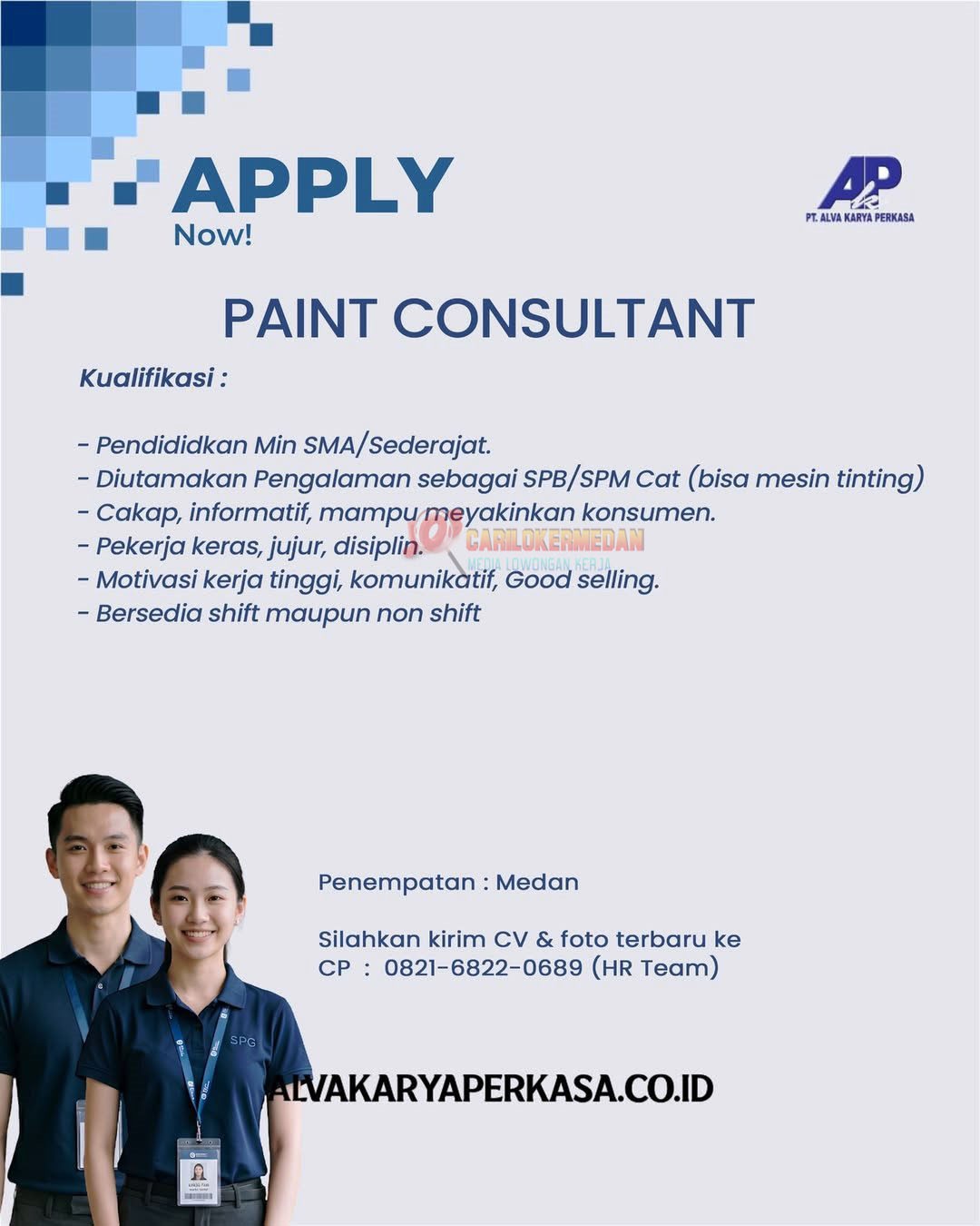 Loker SMA SMK Di PT Alva Karya Perkasa Medan Mei 2026 2