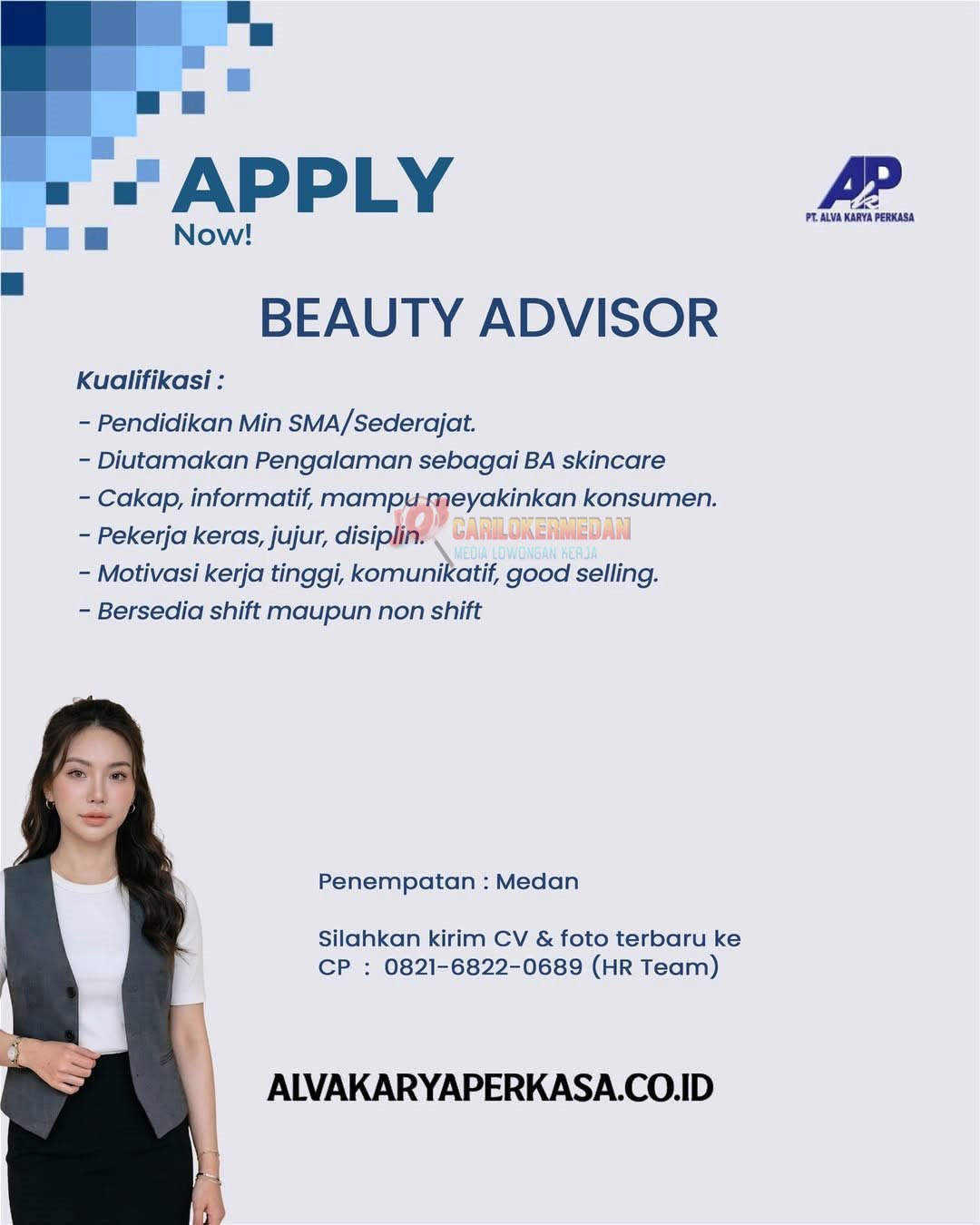 Loker SMA SMK Di PT Alva Karya Perkasa Medan Mei 2026 3
