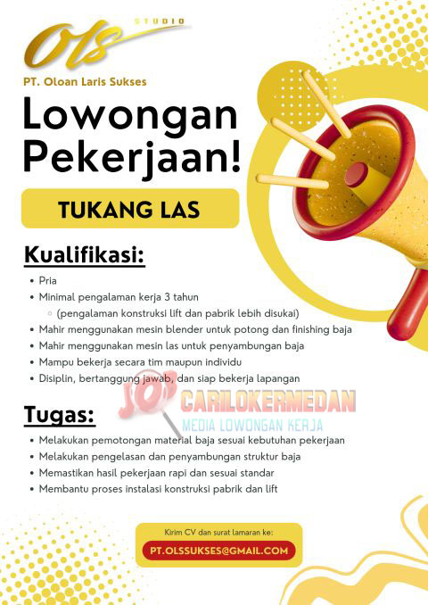 Lowongan Kerja Di PT Oloan Laris Sukses Medan Mei 2026