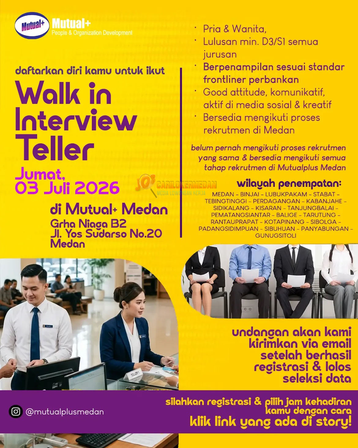 Loker D3 S1 Di PT Mutualplus Global Resources Medan Juni 2026 1