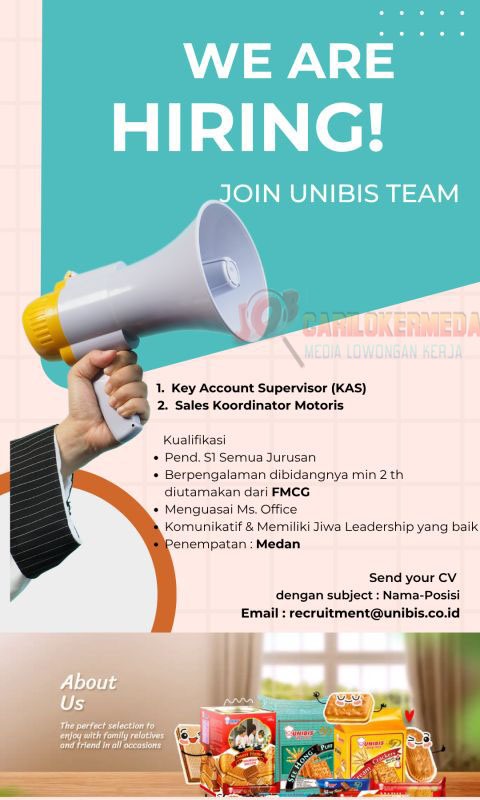 Loker S1 Di PT Universal Indofood Product Medan Juni 2026
