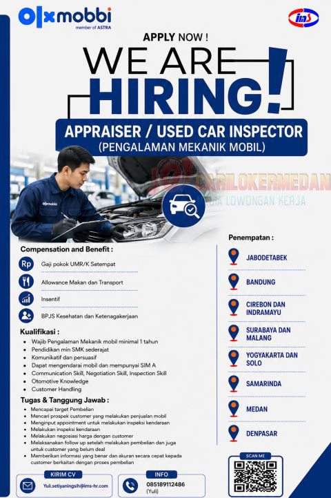 Loker SMK D3 S1 Di PT Intrias Mandiri Sejati Medan Juni 2026