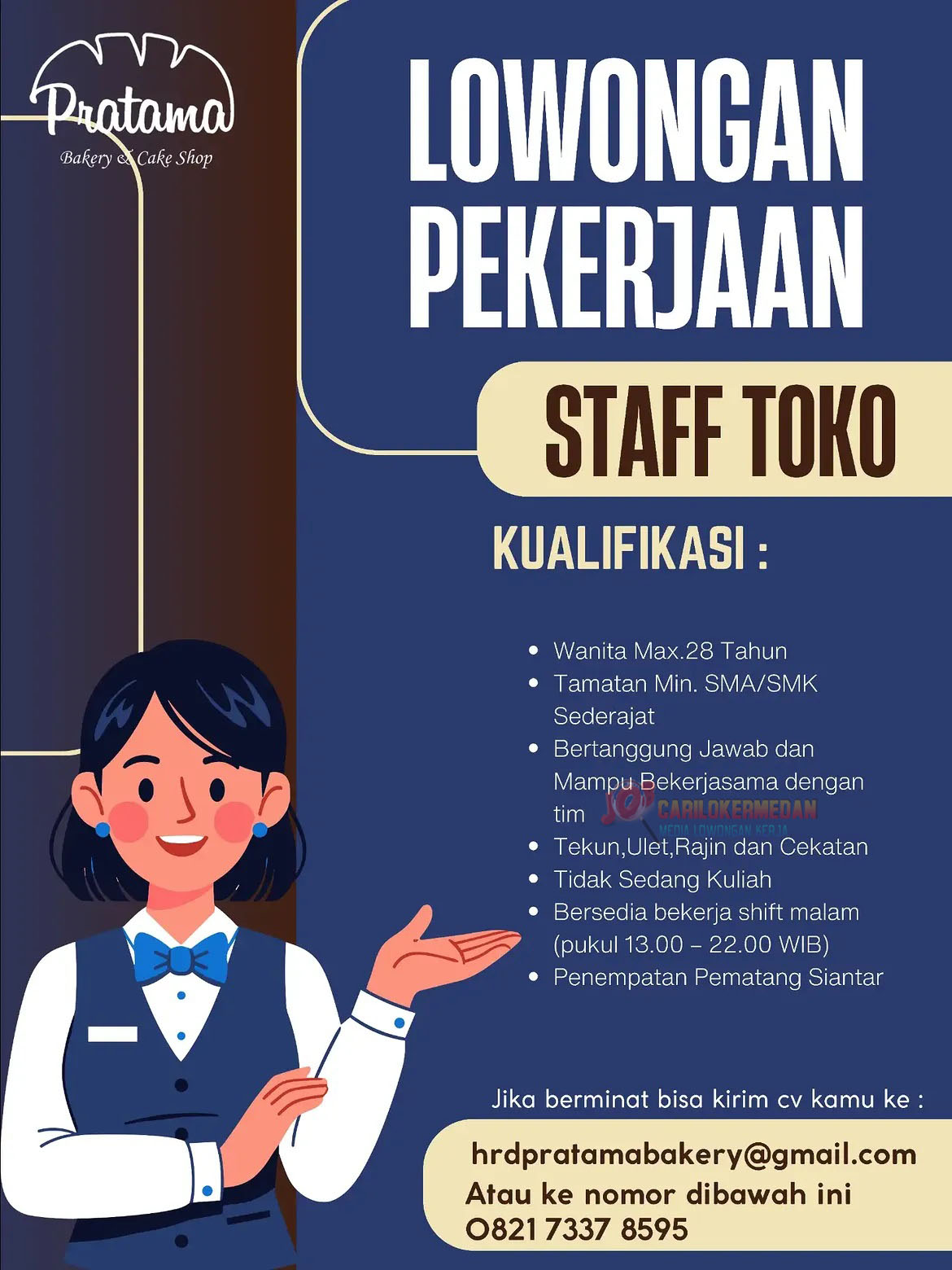 Lowongan Kerja SMA SMK D3 S1 Di Pratama Bakery Siantar Juni 2026 3