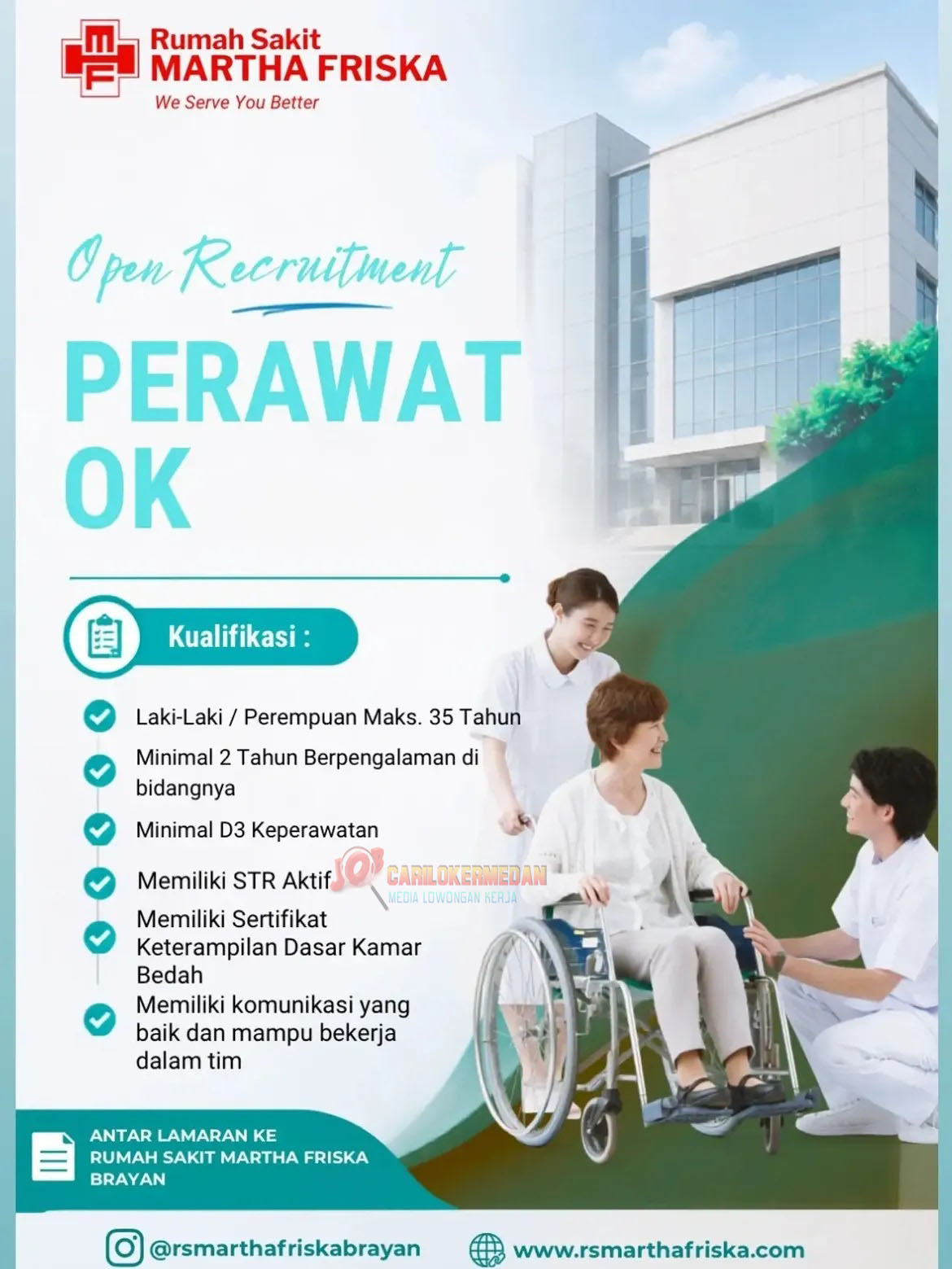 Loker D3 S1 Di RSU Martha Friska Brayan Medan Juli 2026 1