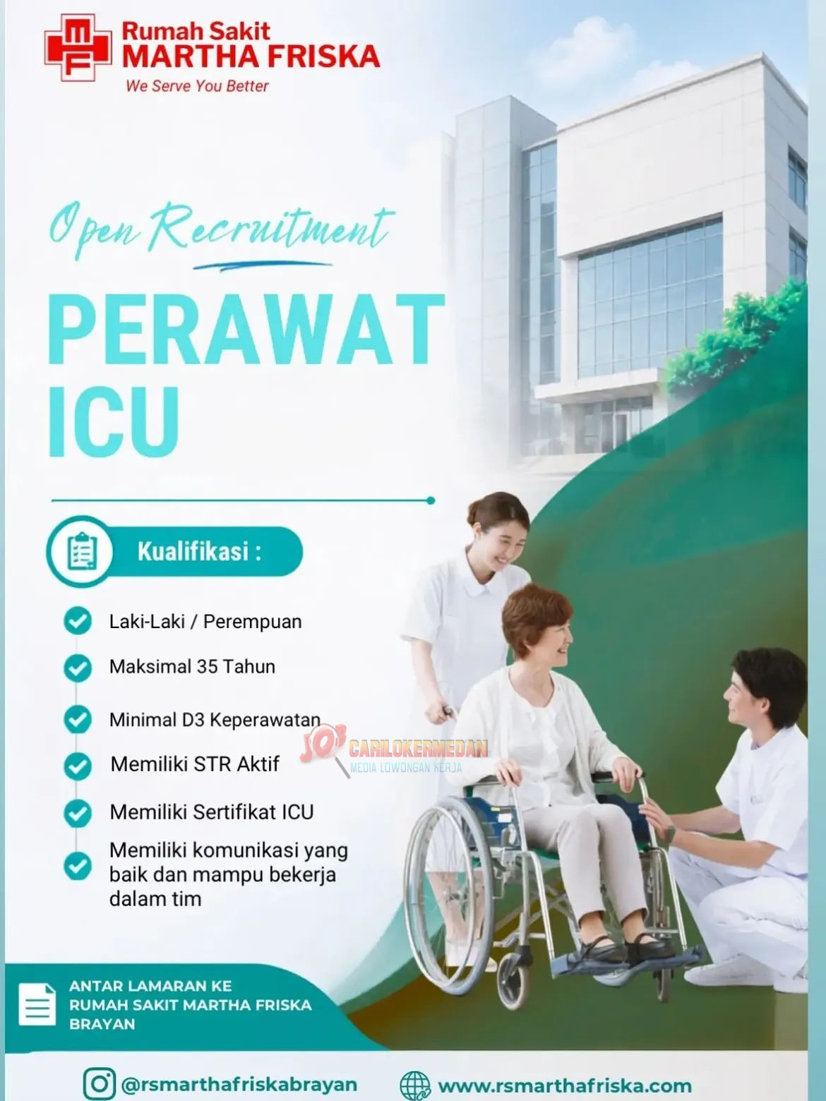 Loker D3 S1 Di RSU Martha Friska Brayan Medan Juli 2026 3