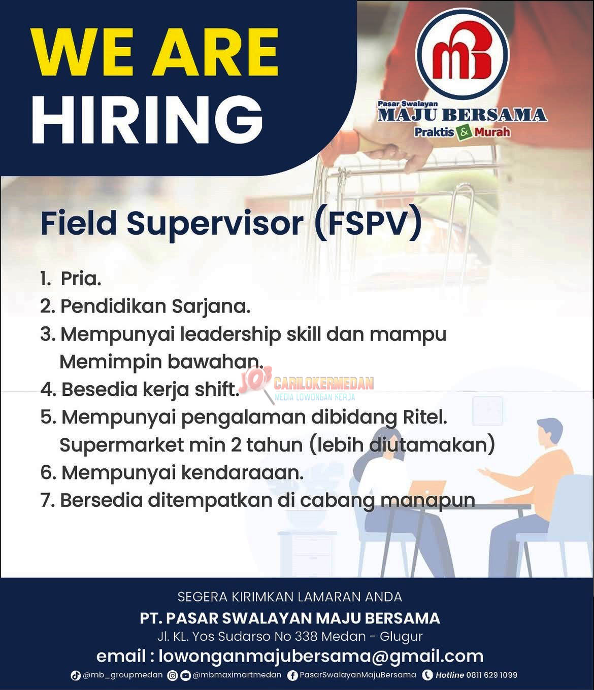 Loker S1 Di PT Pasar Swalayan Maju Bersama Medan Juli 2026 2