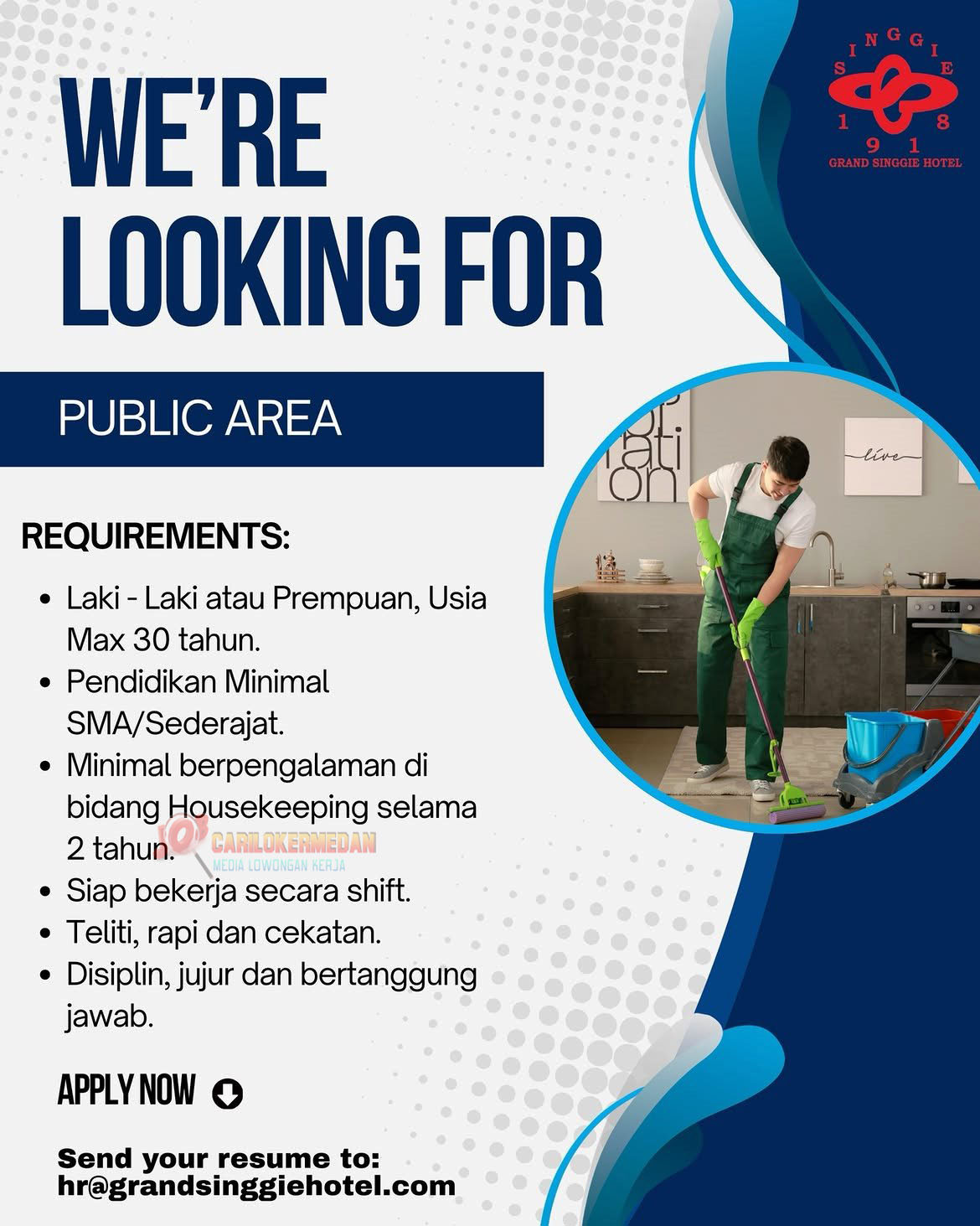 Loker SMA SMK Di Grand Singgie Hotel Tanjung Balai Agustus 2026 1