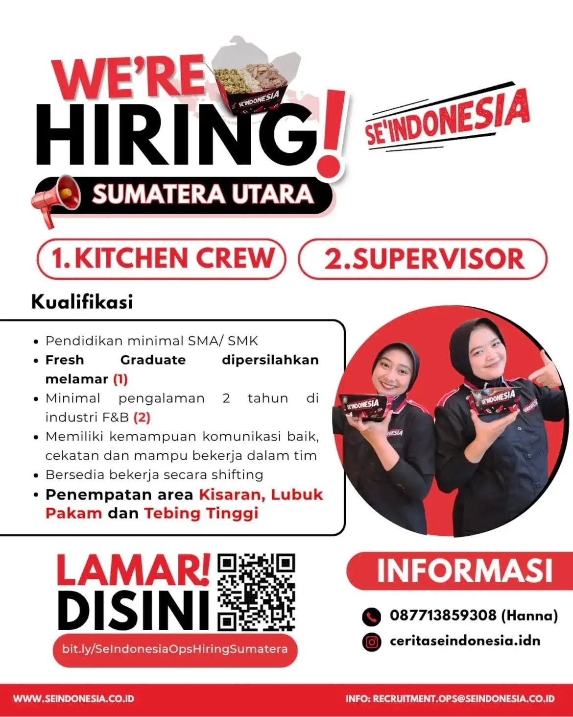 Loker SMA SMK Di PT Bangkit Lakuliner Indonesia Agustus 2026