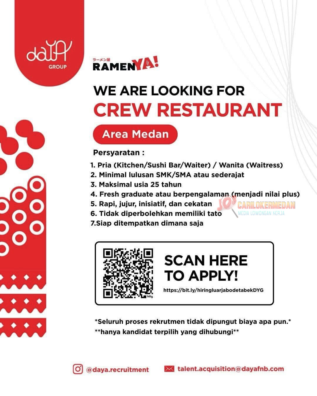 Loker SMA SMK Di PT Maju Mapan YIC Daya Group Medan 2
