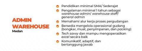 Loker SMA SMK Di PT Oase Teknologi Asia Medan Agustus 2026