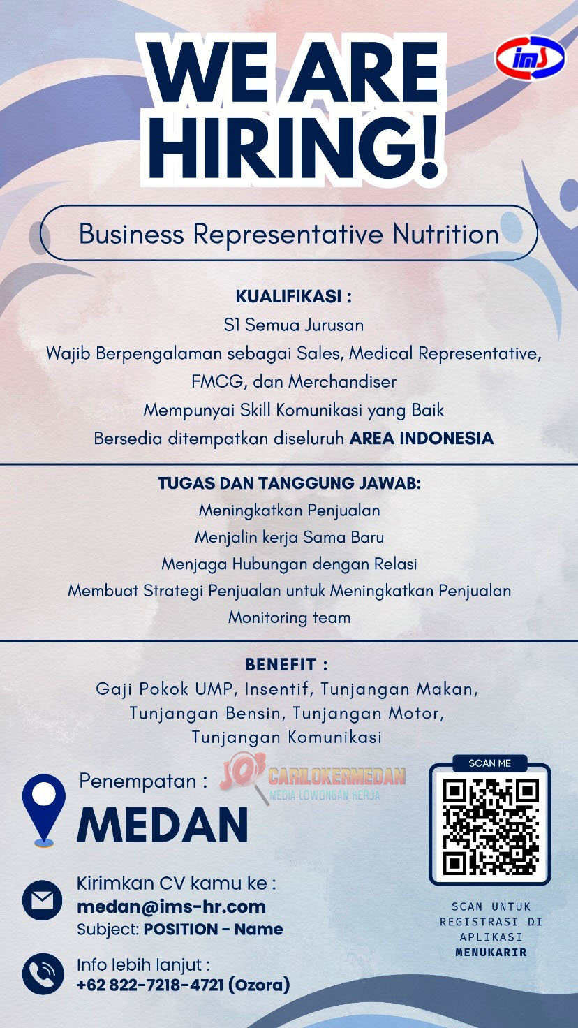Loker S1 Di PT Intrias Mandiri Sejati Medan September 2026