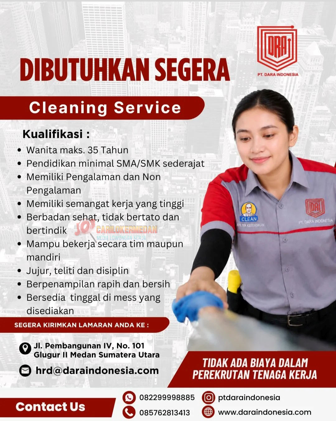 Loker SMA SMK D3 S1 Di PT Dara Indonesia Medan September 2026 1