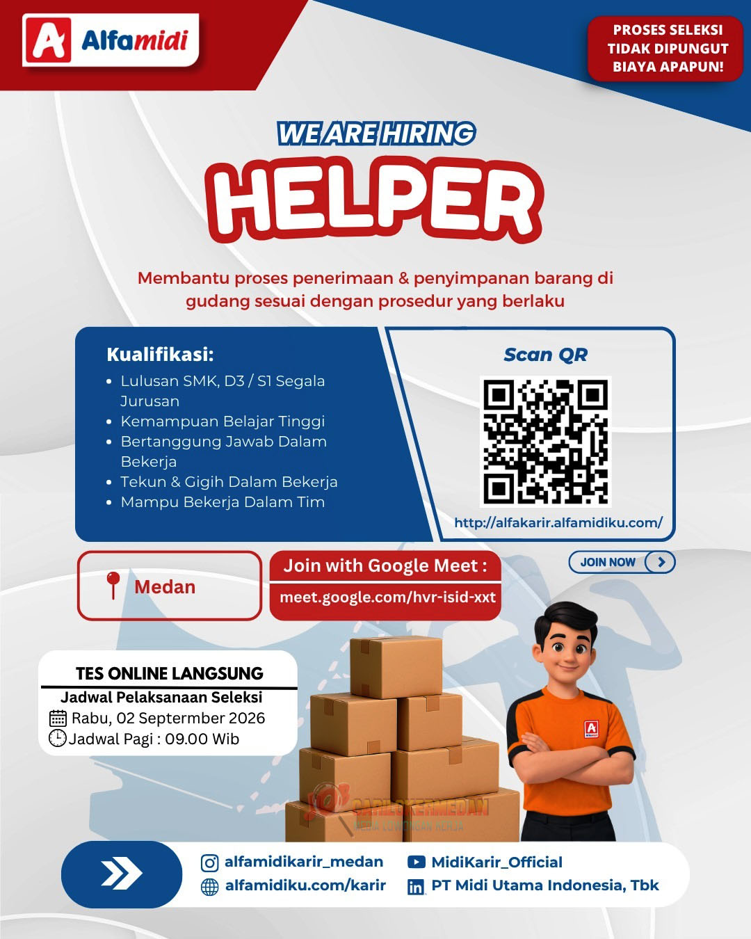 Loker SMA SMK D3 S1 Di PT Midi Utama Indonesia September 2026 1