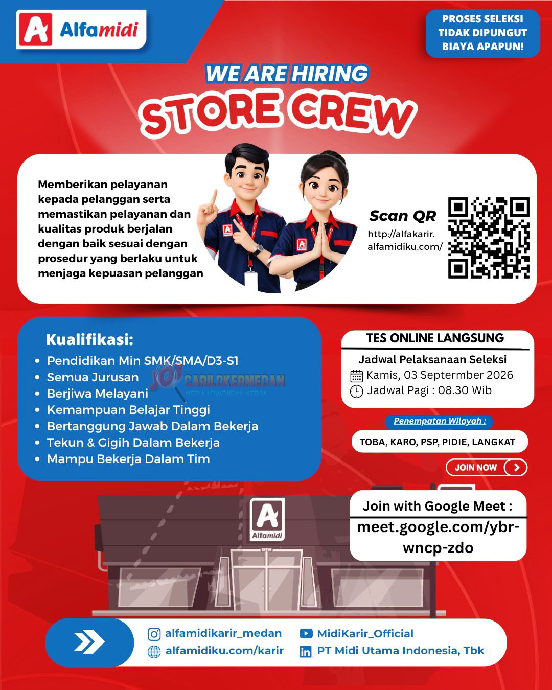Loker SMA SMK D3 S1 Di PT Midi Utama Indonesia September 2026 2