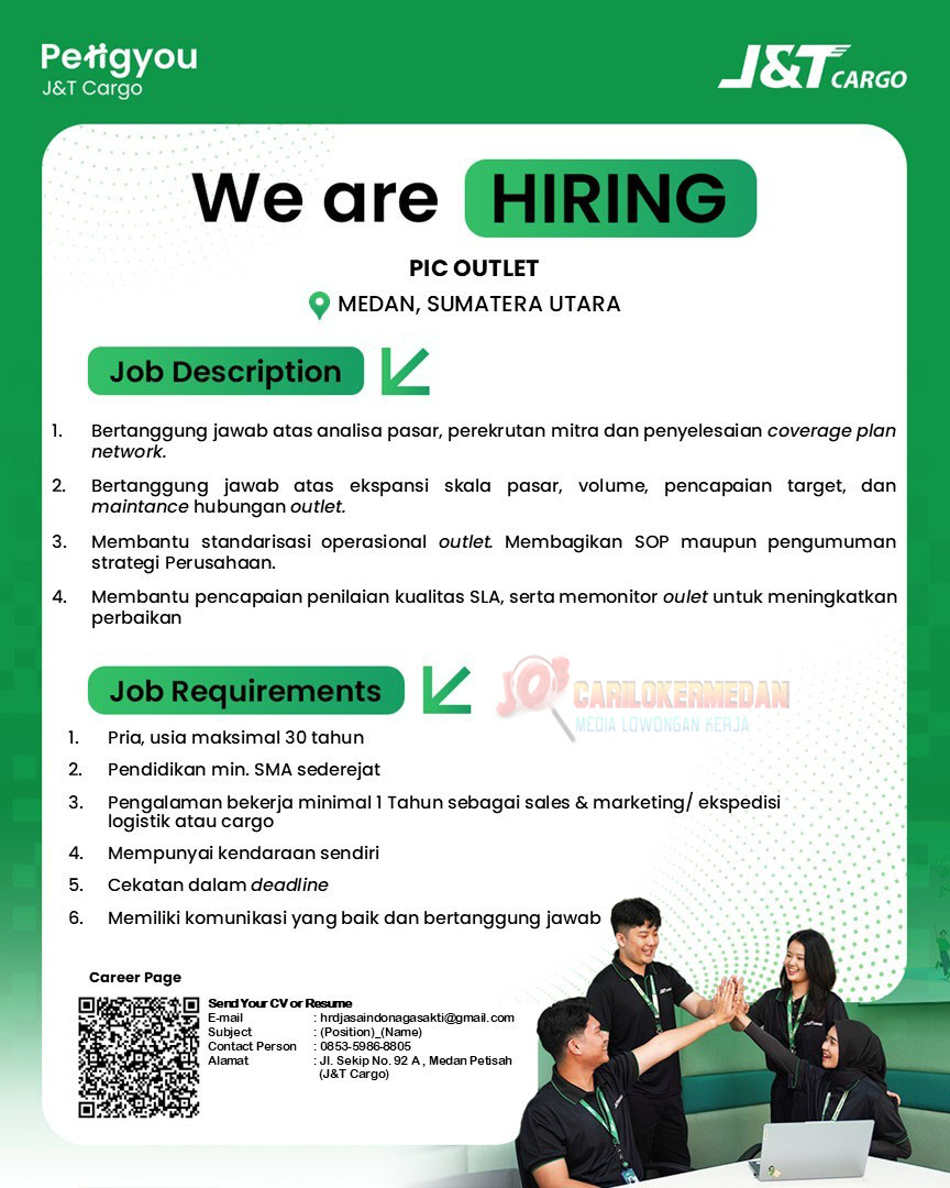 Loker SMA SMK Di PT Global Yimi Cargo Medan Setember 2026 2