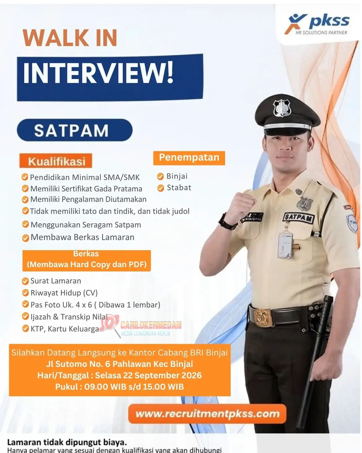 Loker SMA SMK Di PT Prima Karya Sarana Sejahtera Binjai & Stabat September 2026