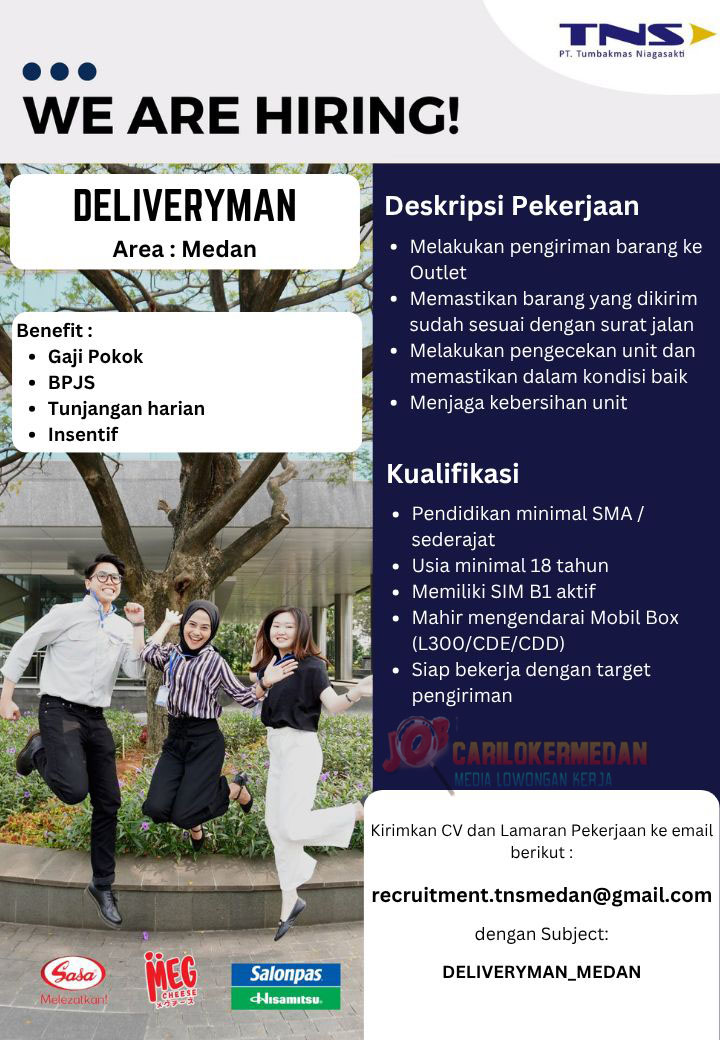 Loker SMA SMK Di PT Tumbakmas Niagasakti Medan September 2026 2