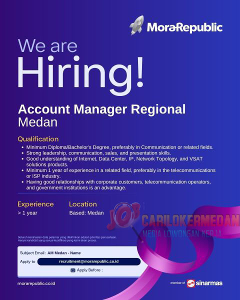 Loker D3 S1 Di PT Ekamas Mora Republik Tbk Medan Oktober 2026 1