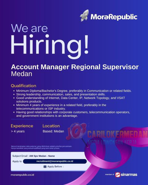 Loker D3 S1 Di PT Ekamas Mora Republik Tbk Medan Oktober 2026 2