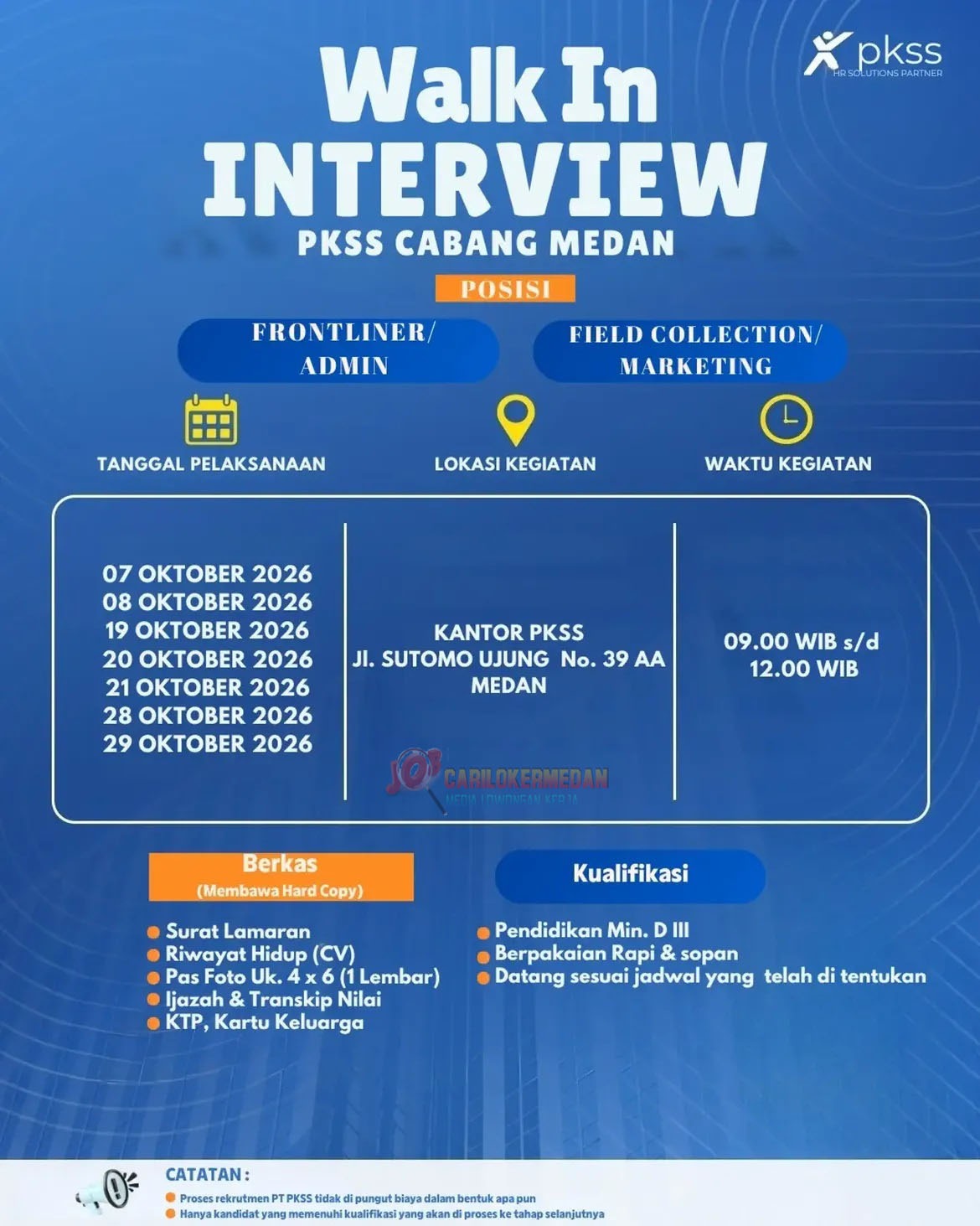 Loker SMA SMK Di PT Prima Karya Sarana Sejahtera Medan Oktober 2026 2