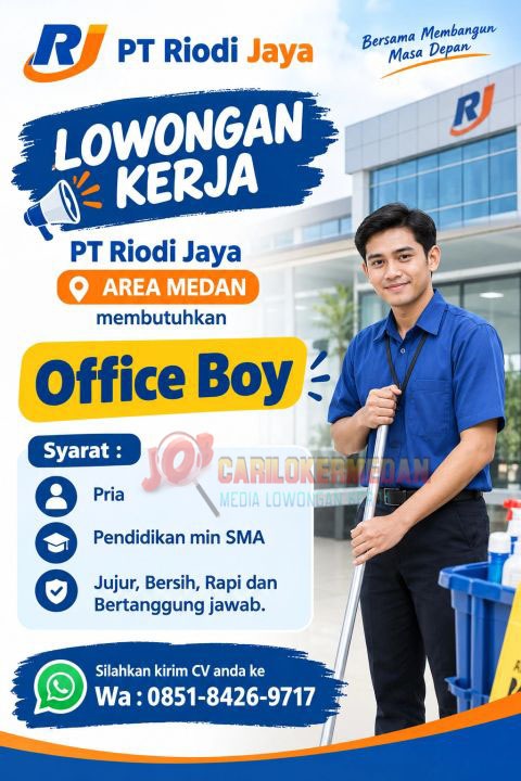Lowongan Kerja SMA SMK Di PT Riodi Jaya Medan Oktober 2026